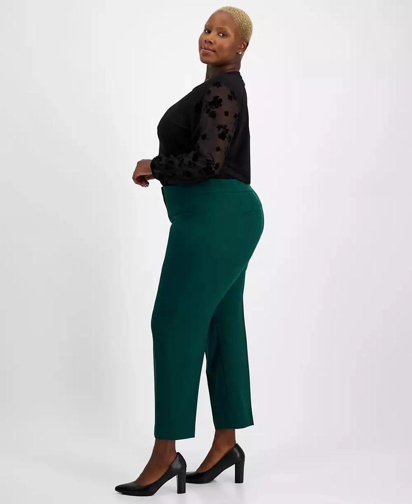 Kasper Plus Size Straight-Leg Pants 3