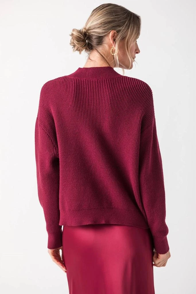 Britton Sweater In Maroon – On Sale Now with Up to 40% Off
