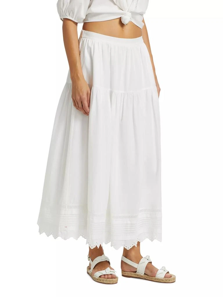 XIRENA Tilda Cotton A-Line Maxi Skirt 4