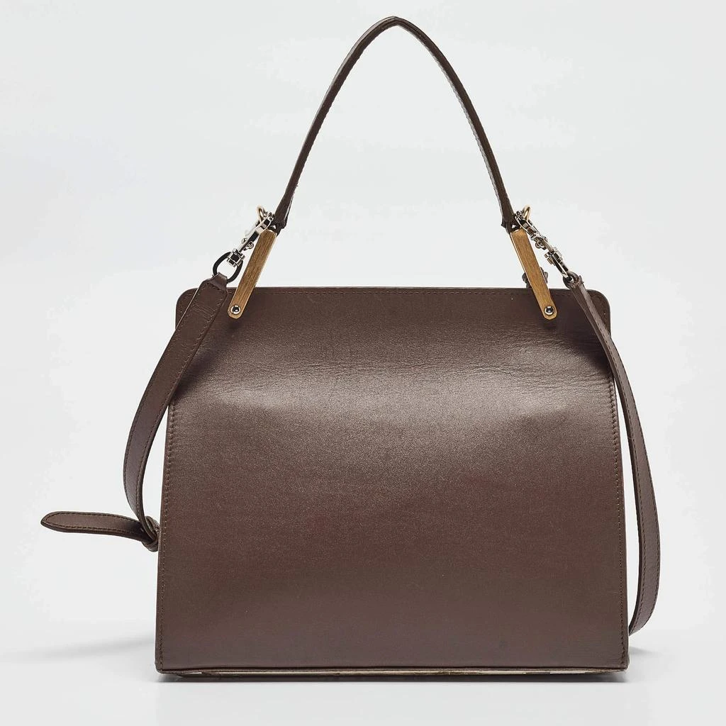 Balenciaga Balenciaga Taupe Leather Le Dix Cartable S Top Handle Bag 4