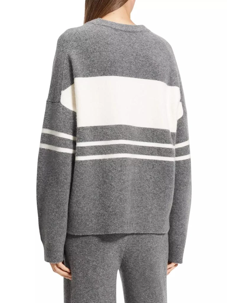 Theory Color Block Wool-Blend Sweater 5