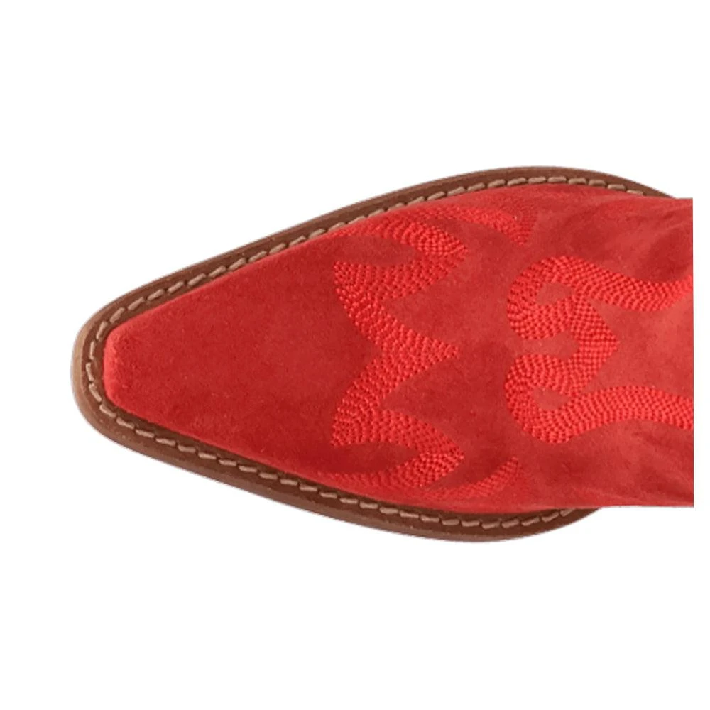 Dingo Wild Sage Fringe Snip Toe Zippered Cowboy Booties 4