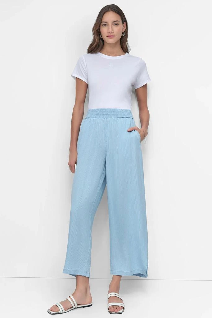 DKNY WIDE LEG ANKLE PANT 5