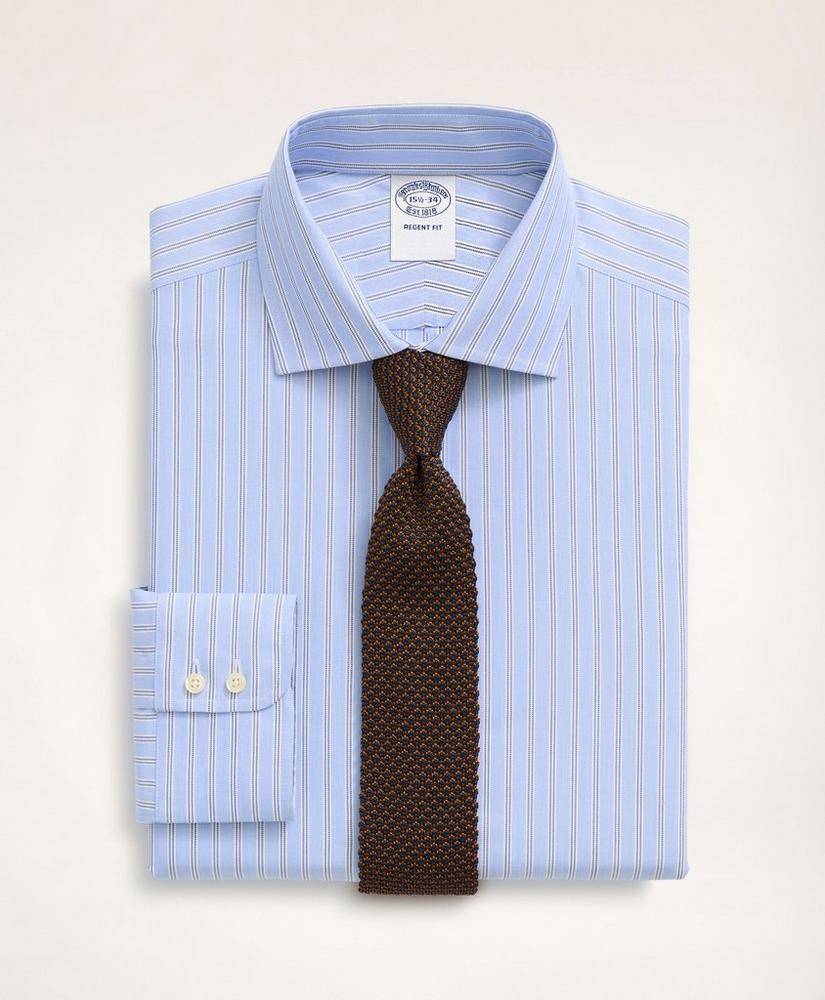 Brooks Brothers Brooks Brothers x Thomas Mason® Regent Regular-Fit Dress Shirt, English Collar Double Stripe