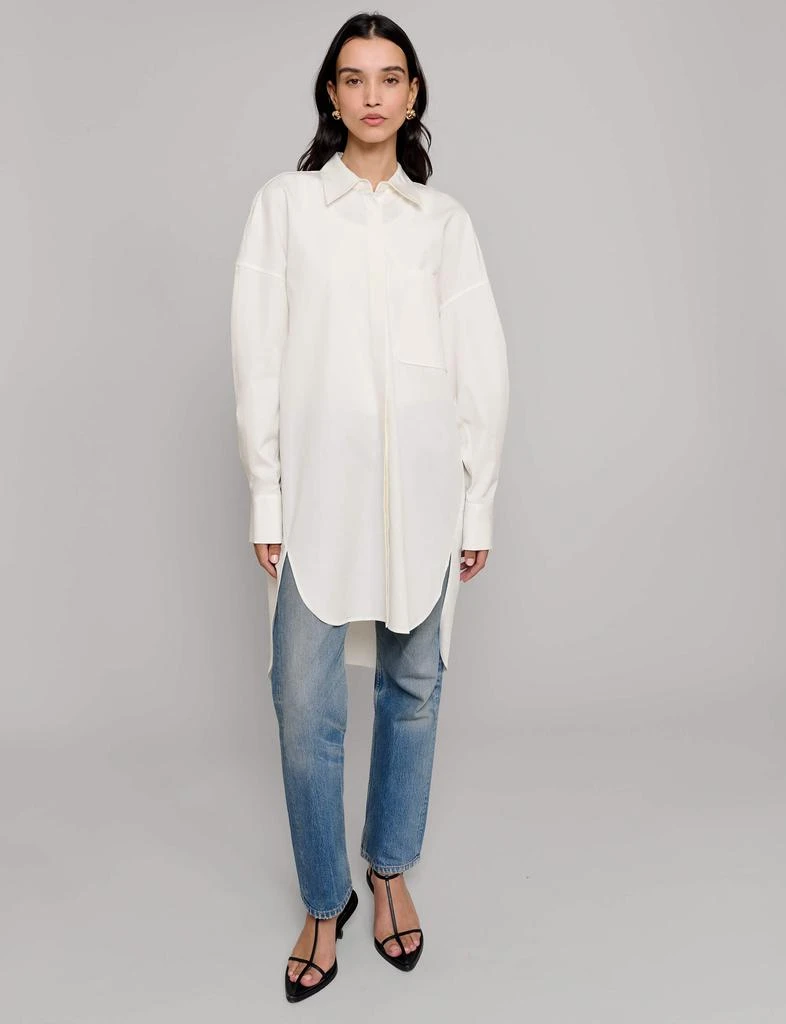 Pixie Market Oversized White Shirt 5