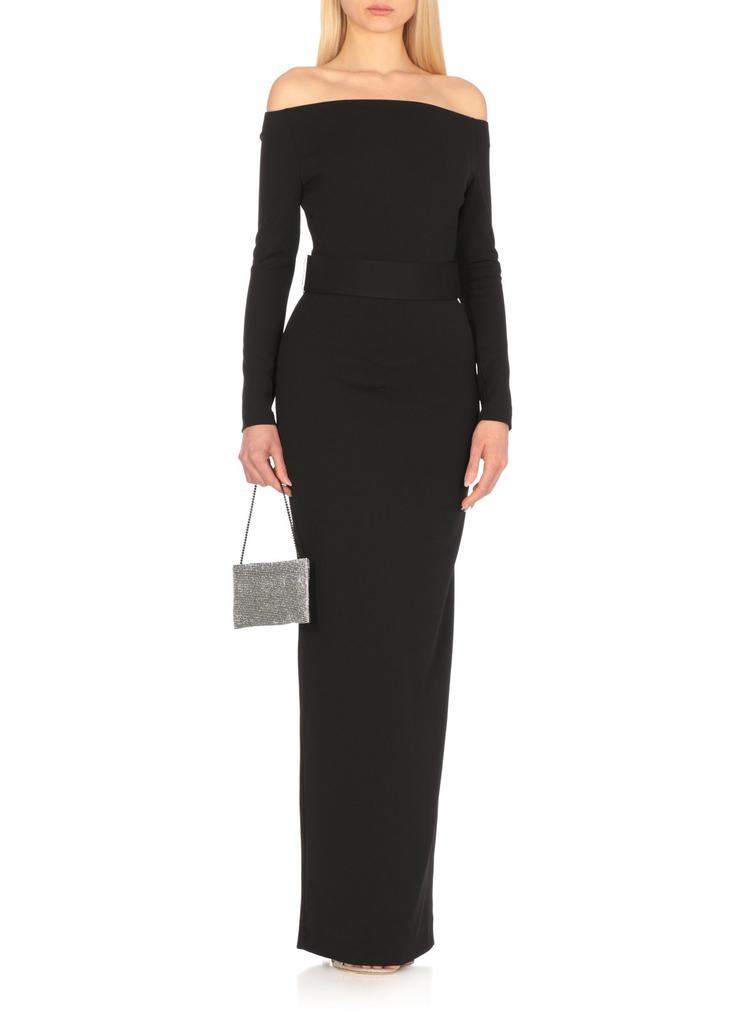 ワンピース SOLACE LONDON DAVINA MAXI DRESS The Davina Maxi Dress in Black – Solace London