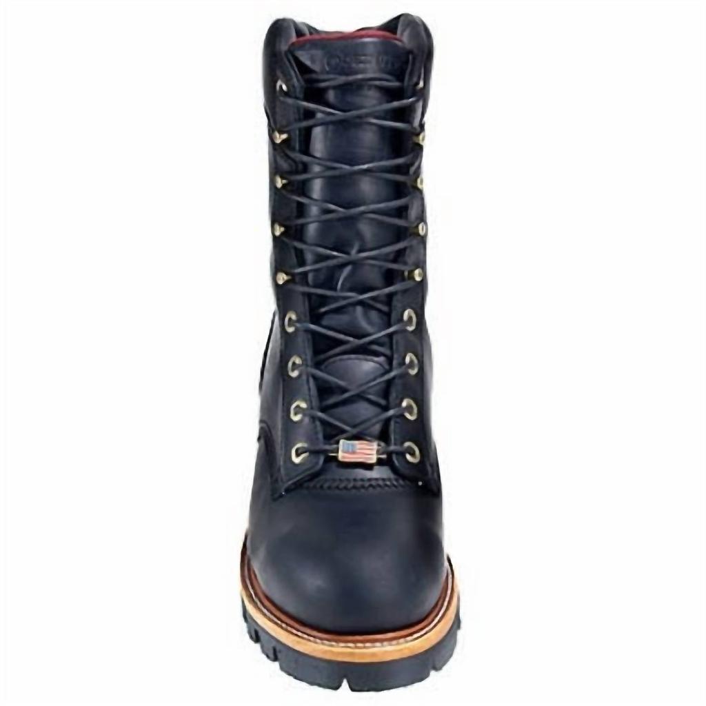 Chippewa Men's Steel Toe 25410 Insulated Waterproof Work Boots In Black Oiled
