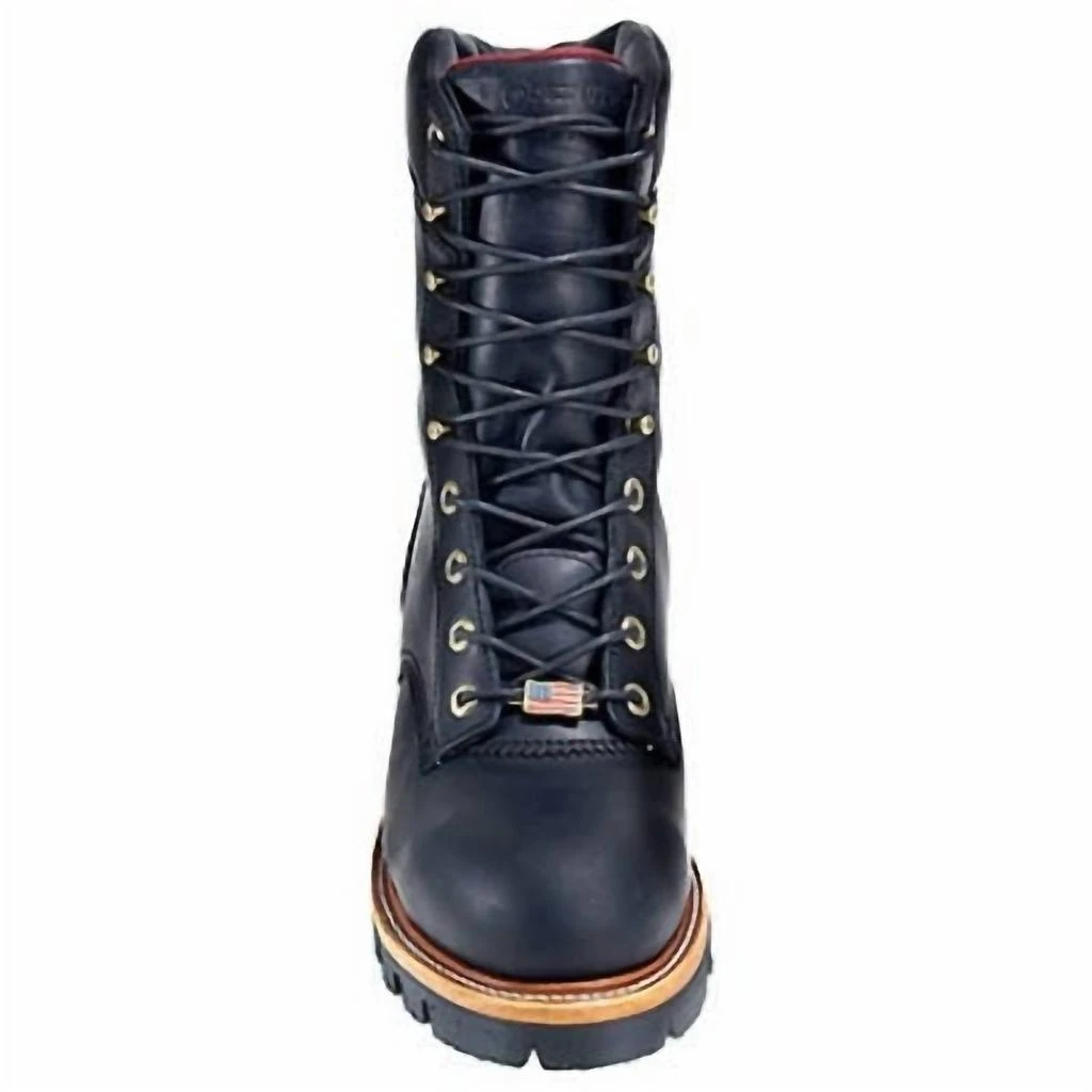 Chippewa Men's Steel Toe 25410 Insulated Waterproof Work Boots In Black Oiled 2
