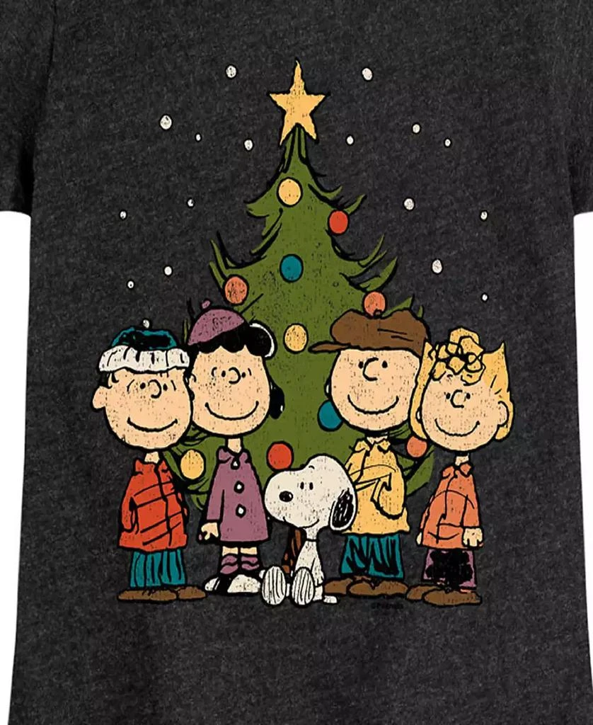 Peanuts Big Girls Snoopy Holidays Graphic Short Sleeve Tee 3