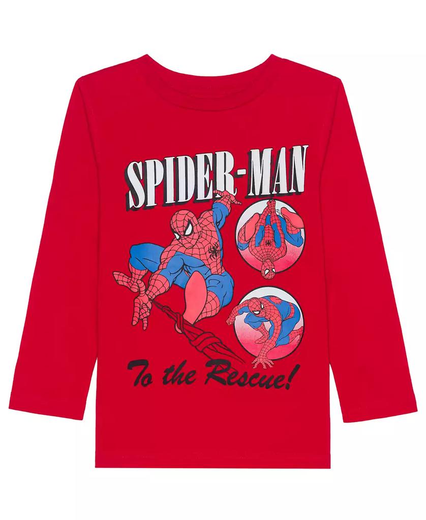 Spider-Man Toddler and Little Boys Long Sleeve Graphic T-shirt