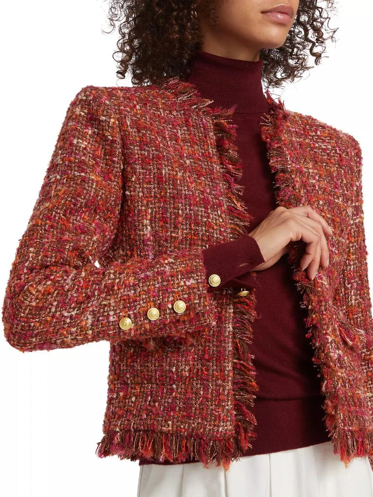 L'Agence Angelina Tweed Jacket 6
