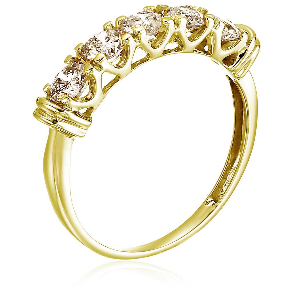 Vir Jewels 1 cttw 5 Stone Diamond Wedding Engagement Ring 14K White or Yellow Gold Round