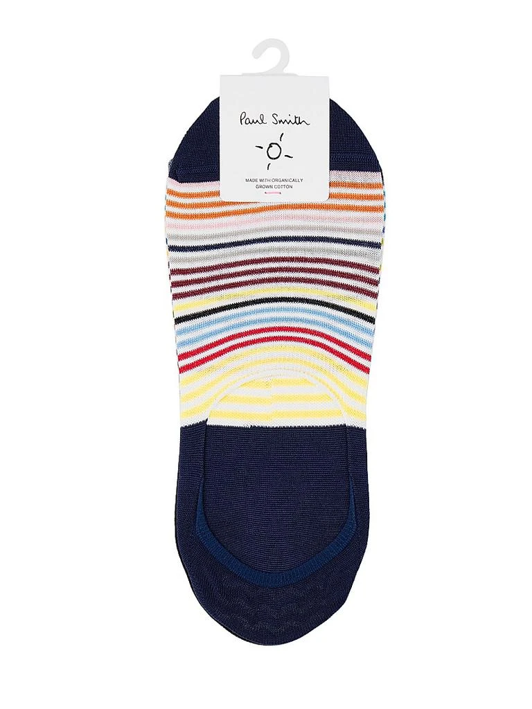 Paul Smith 3-Pack Striped No-Show Socks 5