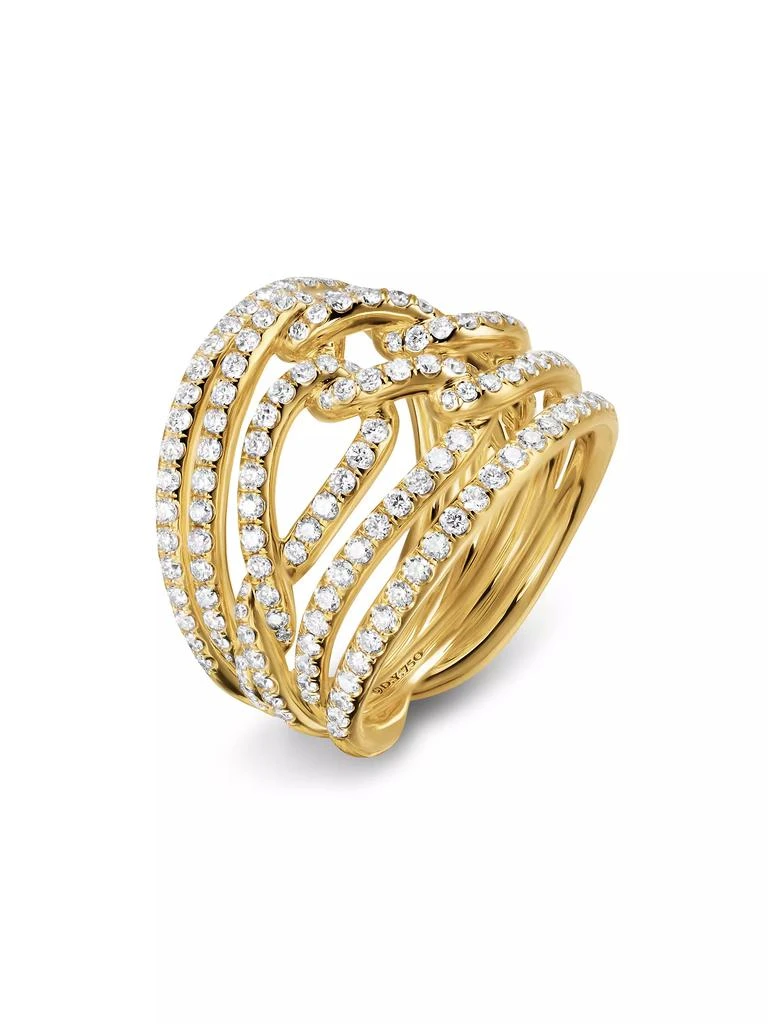 David Yurman Wisteria Dome Ring in 18K Yellow Gold 3