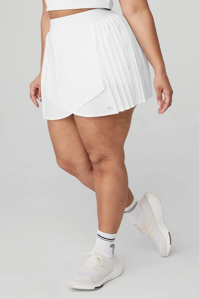 Alo Yoga Aces Tennis Skirt - White 7