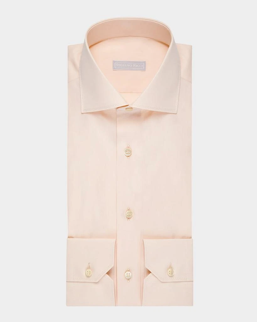 Stefano Ricci Men's Cotton Point-Collar Dress Shirt 1