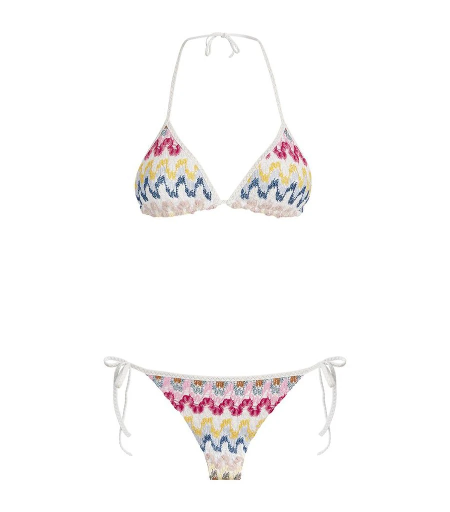 Missoni Lamé Lace Zigzag Bikini 1