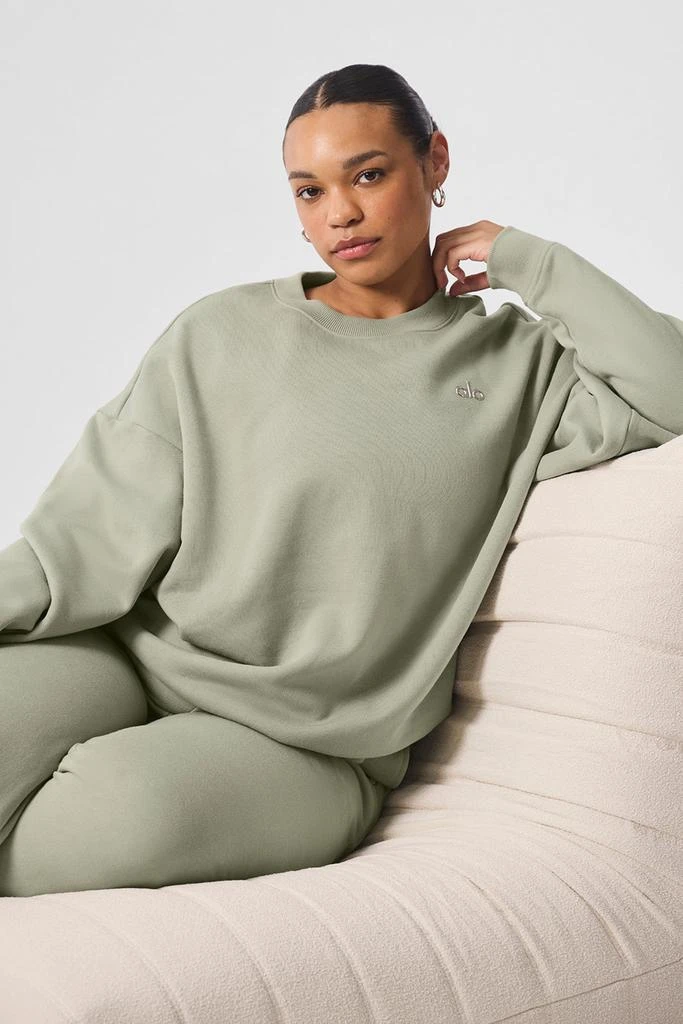 Alo Accolade Crew Neck Pullover - Limestone 5