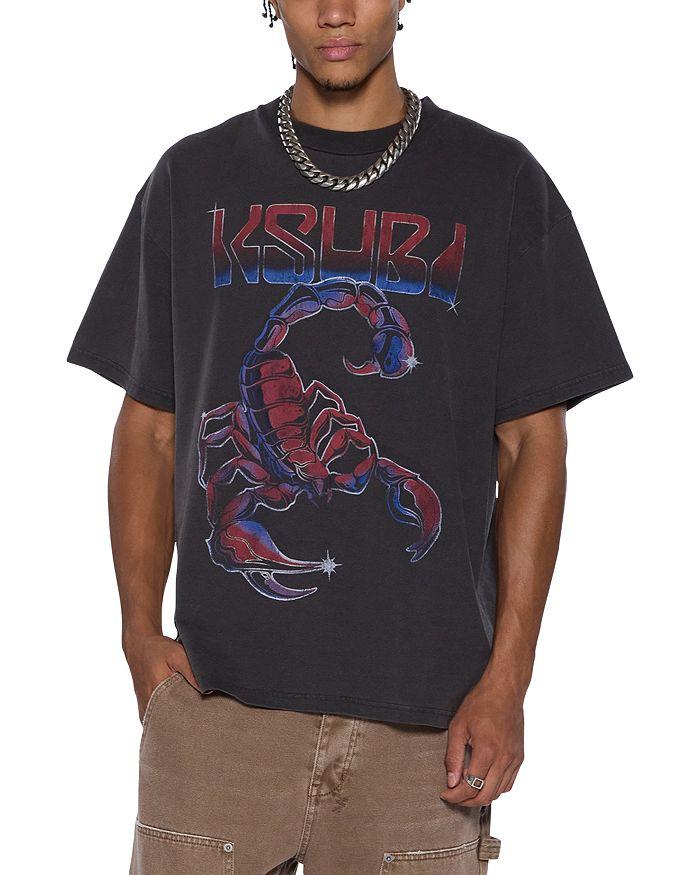 Ksubi Venom Ekcess Faded Oversized Graphic Tee