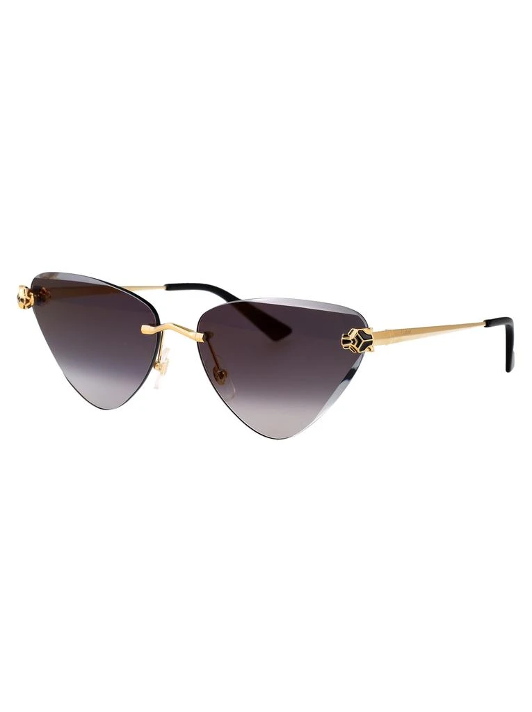 Cartier GOLD GOLD GREY ACETATE SUNGLASSES 2