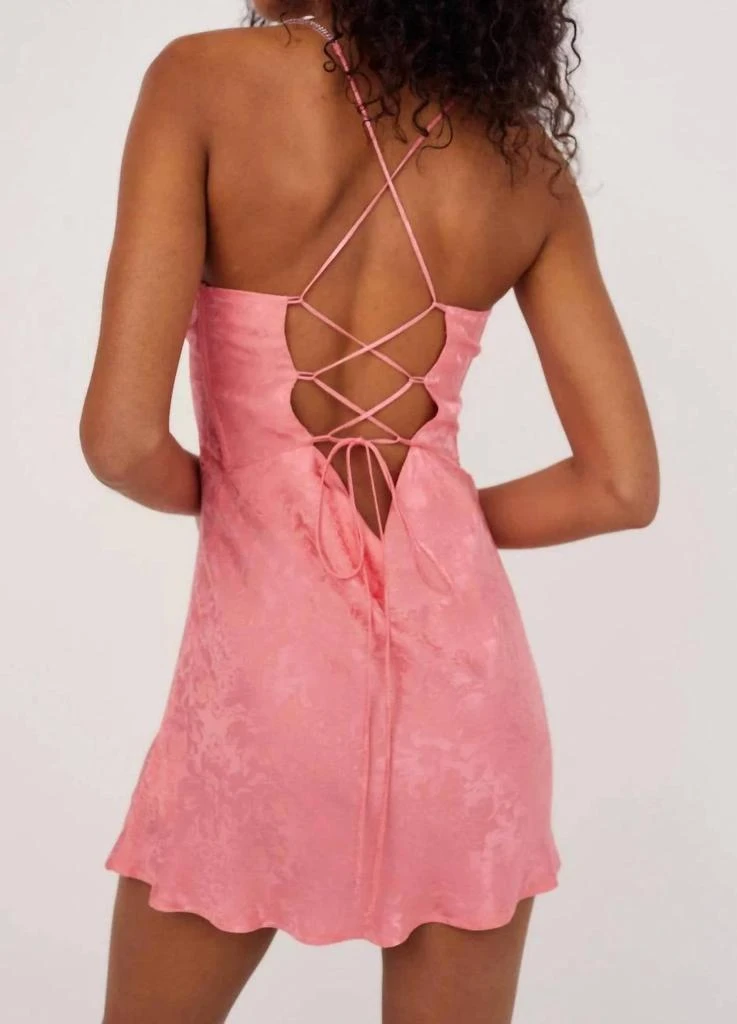 For Love & Lemons Gabrielle Mini Dress In Pink 2
