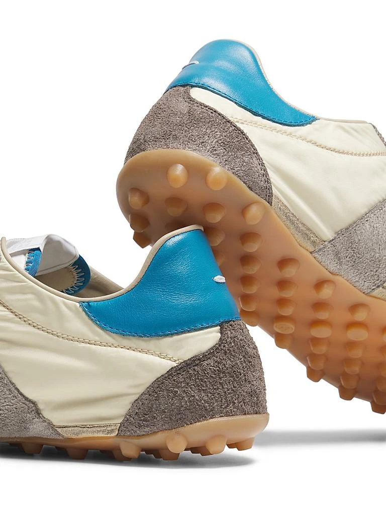 MAISON MARGIELA Sprinters Nylon & Leather Low-Top Sneakers 5
