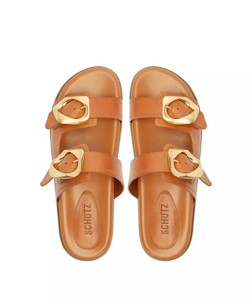 Schutz Women's Olga Sporty Round Toe Flat Sandals 11