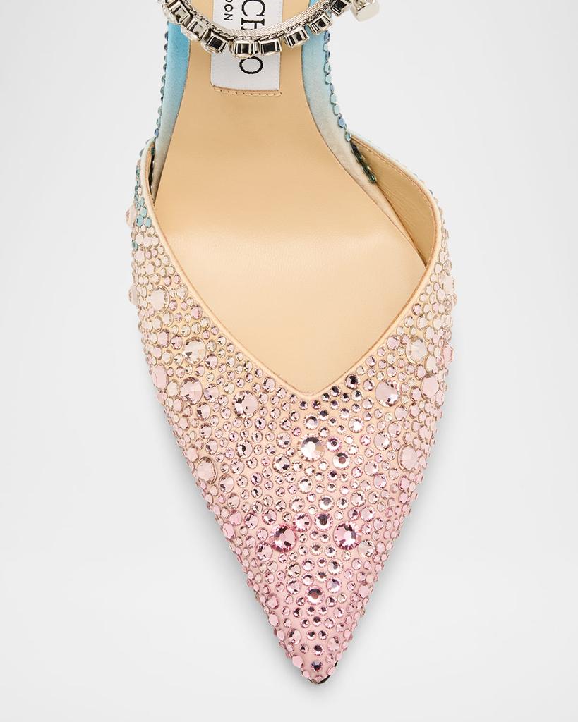 Saeda Ombre Crystal Ankle-Strap Pumps – On Sale Now with Up