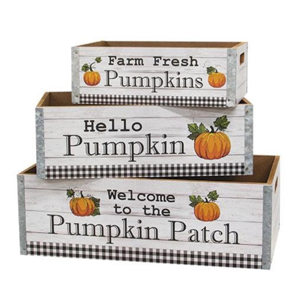 HomeGifo 3/Set Welcome to the Pumpkin Patch Crates