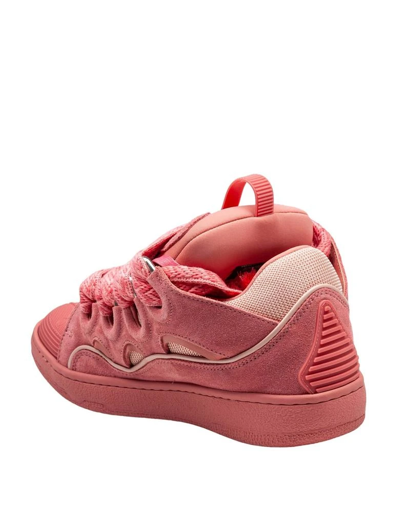 Lanvin Curb Suede Sneakers Pink Color 2