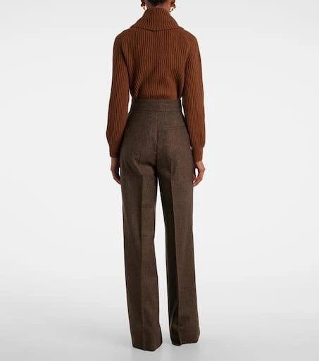 Max Mara Virgin wool straight pants 3