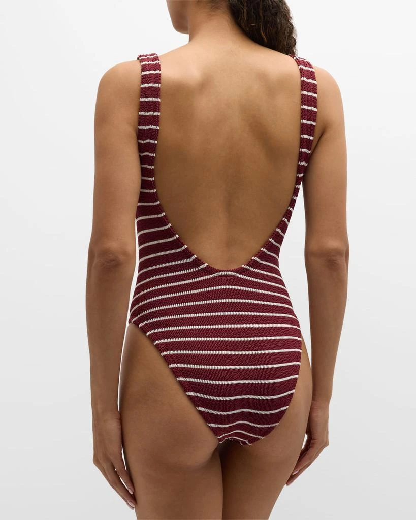 Hunza G Square-Neck One-Piece Swimsuit 4