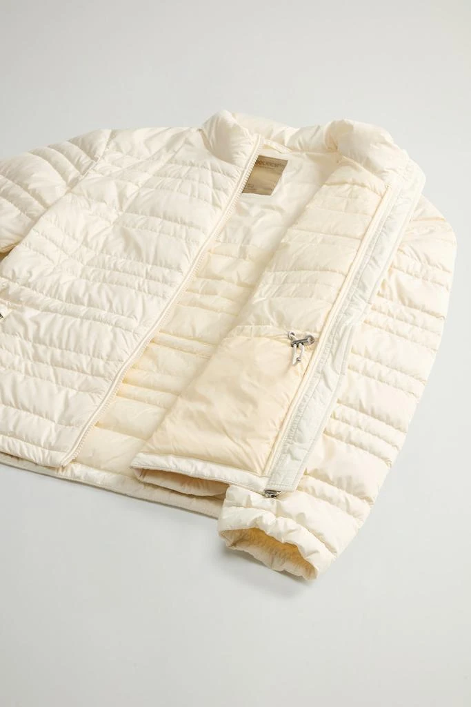 Woolrich Padded Microfiber Jacket - Women - Blue 9