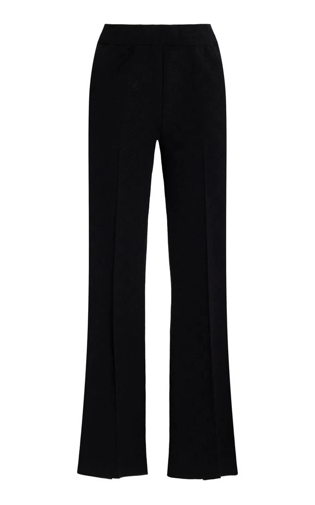 High Sport High Sport - Long Kick Flared Stretch-Cotton Knit Pants - Black - L - Moda Operandi 1