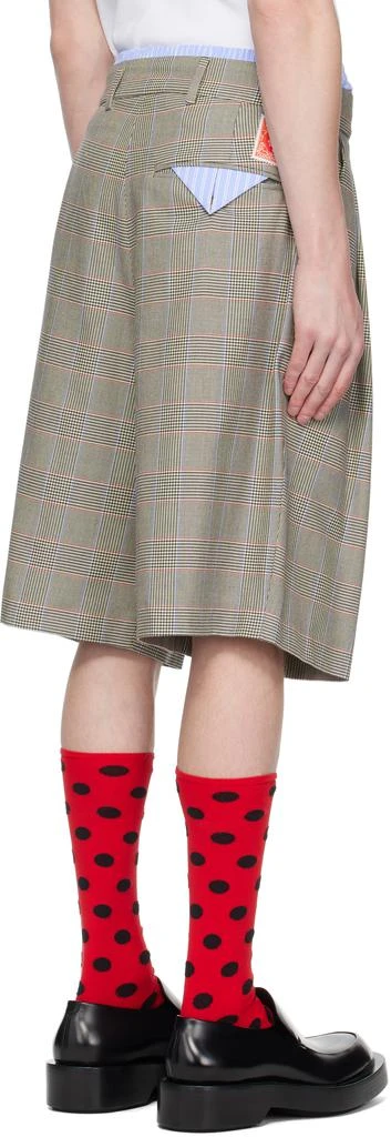 Charles Jeffrey Loverboy Beige Aberdeen Shorts 3