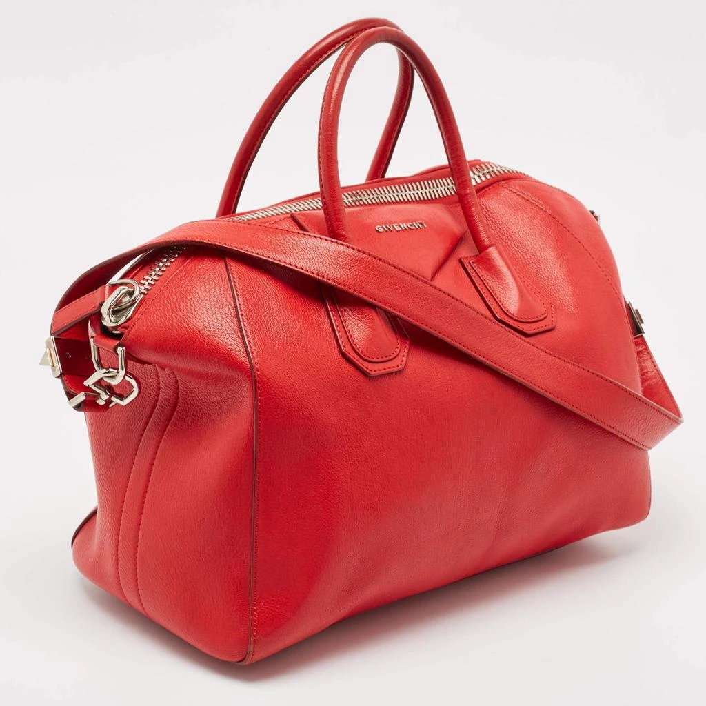 Givenchy Givenchy Red Leather Medium Antigona Satchel 4