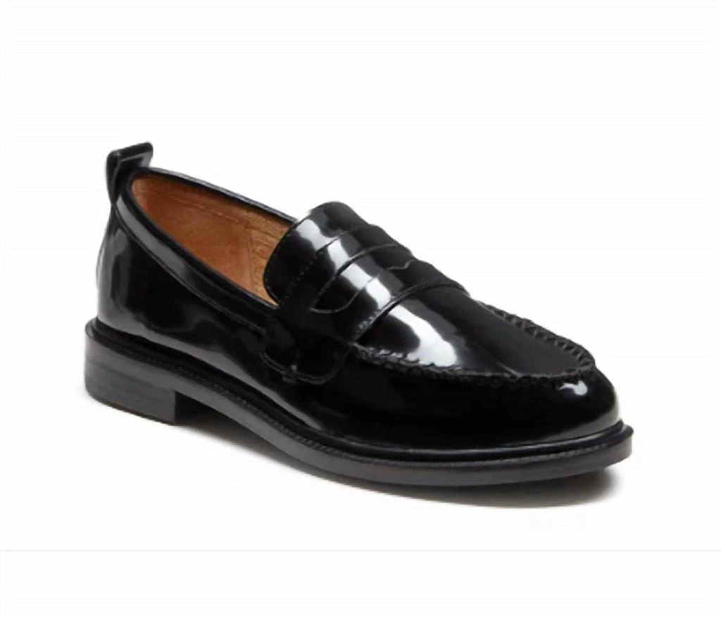 Kelsi Dagger Women Lens Leather Loafers In Black 1