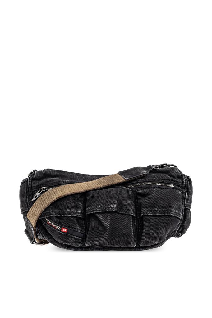 Diesel Black Multi-Pkts X Shoulder Bag - Shoulder Bags