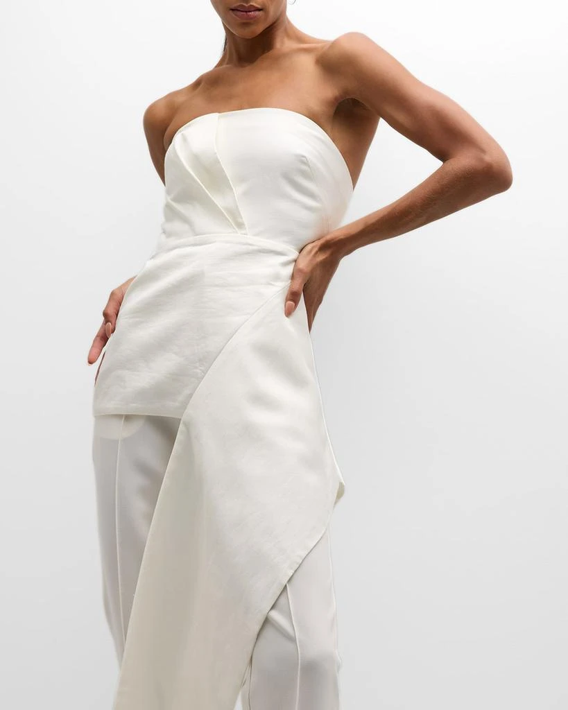 Acler Wilson Strapless Draped Top 7