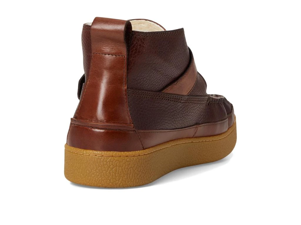 L.L.BEAN Lodge Moc Vibram Shearling Buckle Boots 5