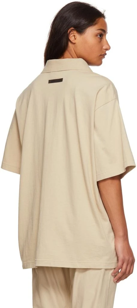 Essentials SSENSE Exclusive Beige Jersey Polo 3