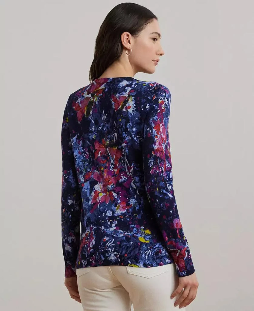 Ralph Lauren Women's Print Cotton-Blend Sweater, P/XS-3X 2