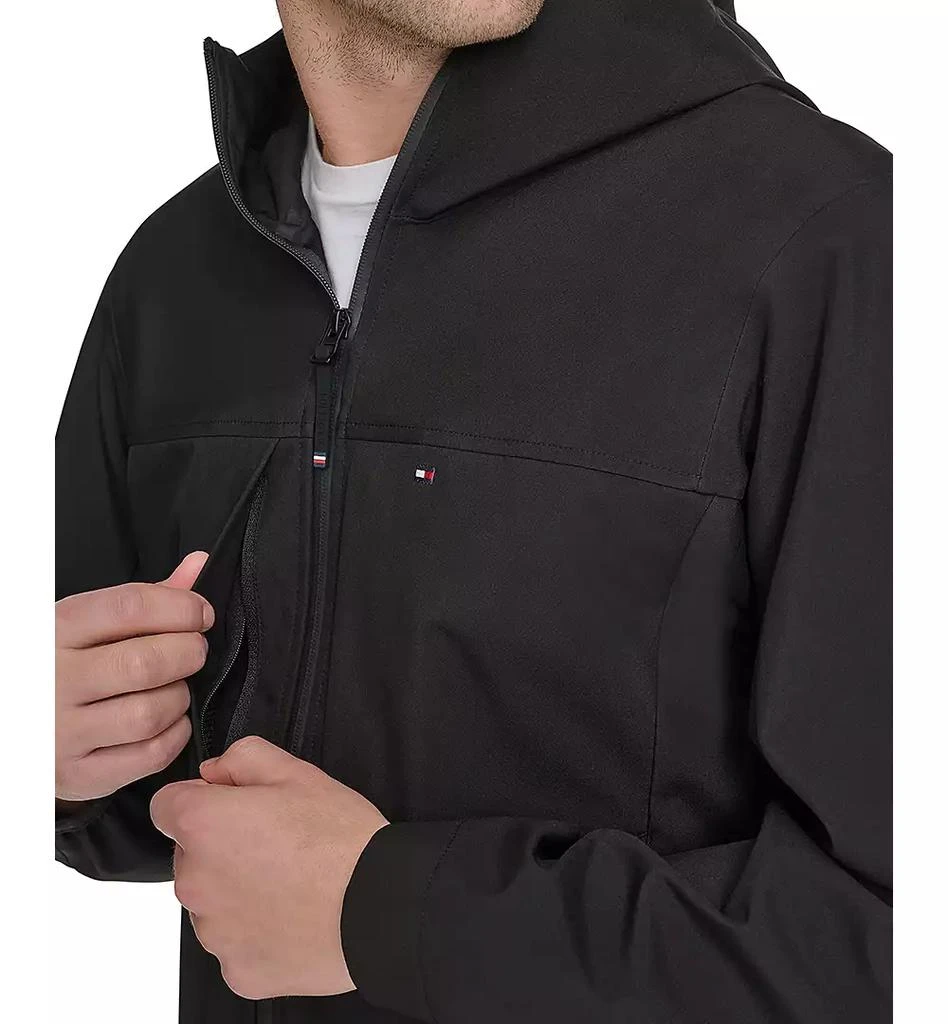 Tommy Hilfiger Men's Softshell Rain Hoodie 4