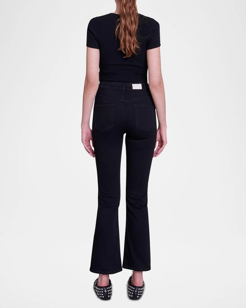 Maje Passion Cropped Straight-Leg Jeans 5