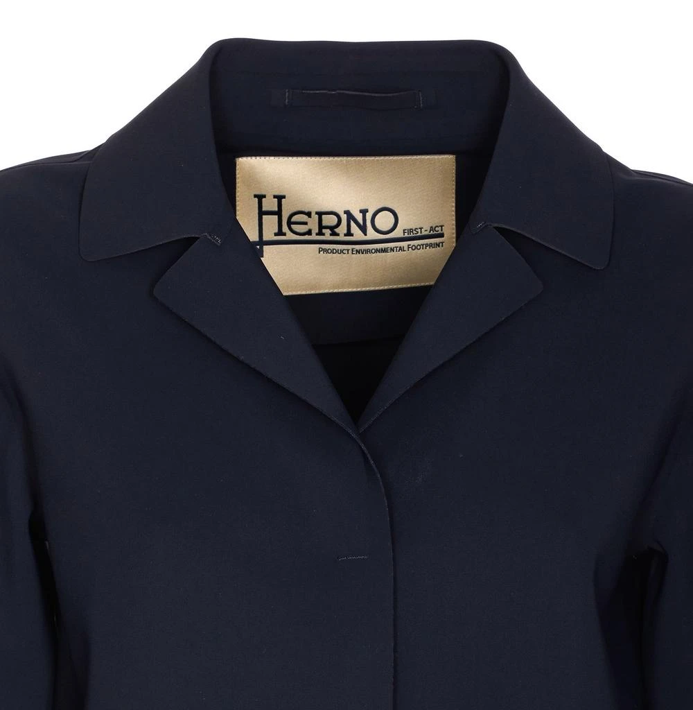 Herno Herno Single-Breasted Long-Sleeved Coat 4