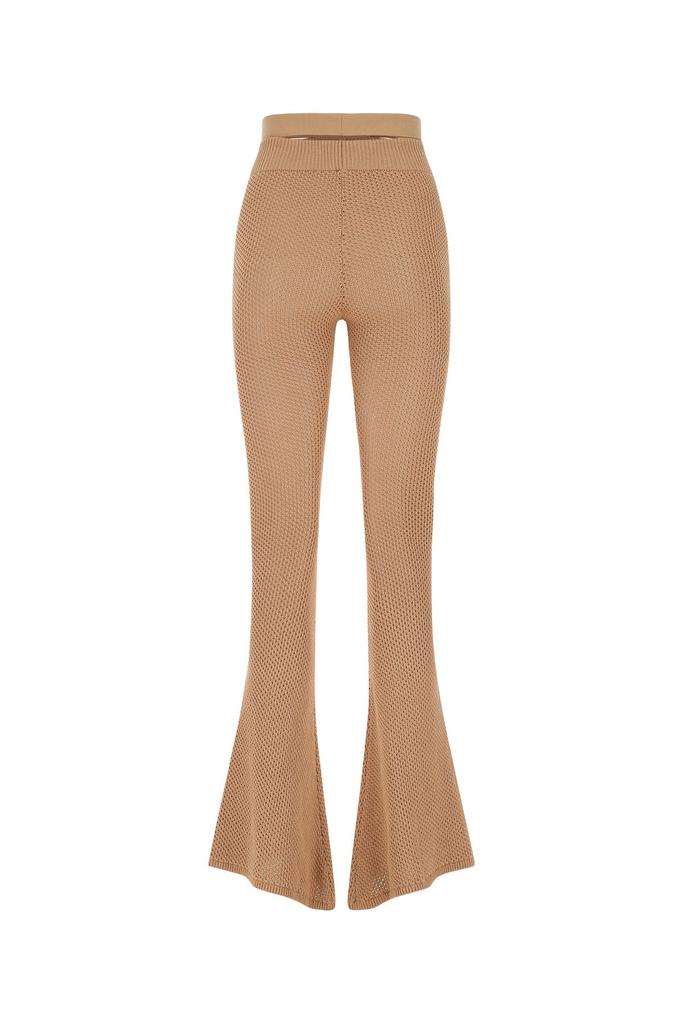 ANDREA ADAMO Biscuit stretch mesh pant