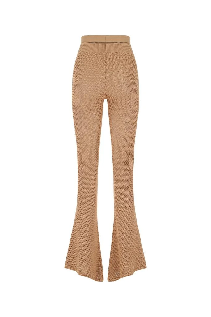 ANDREA ADAMO Biscuit stretch mesh pant 1