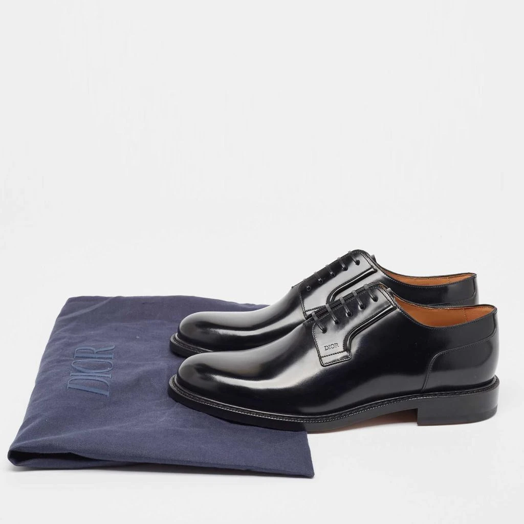 Shop Dior Black Leather Evidence Derby Size 43 on Sale at  display picture 2