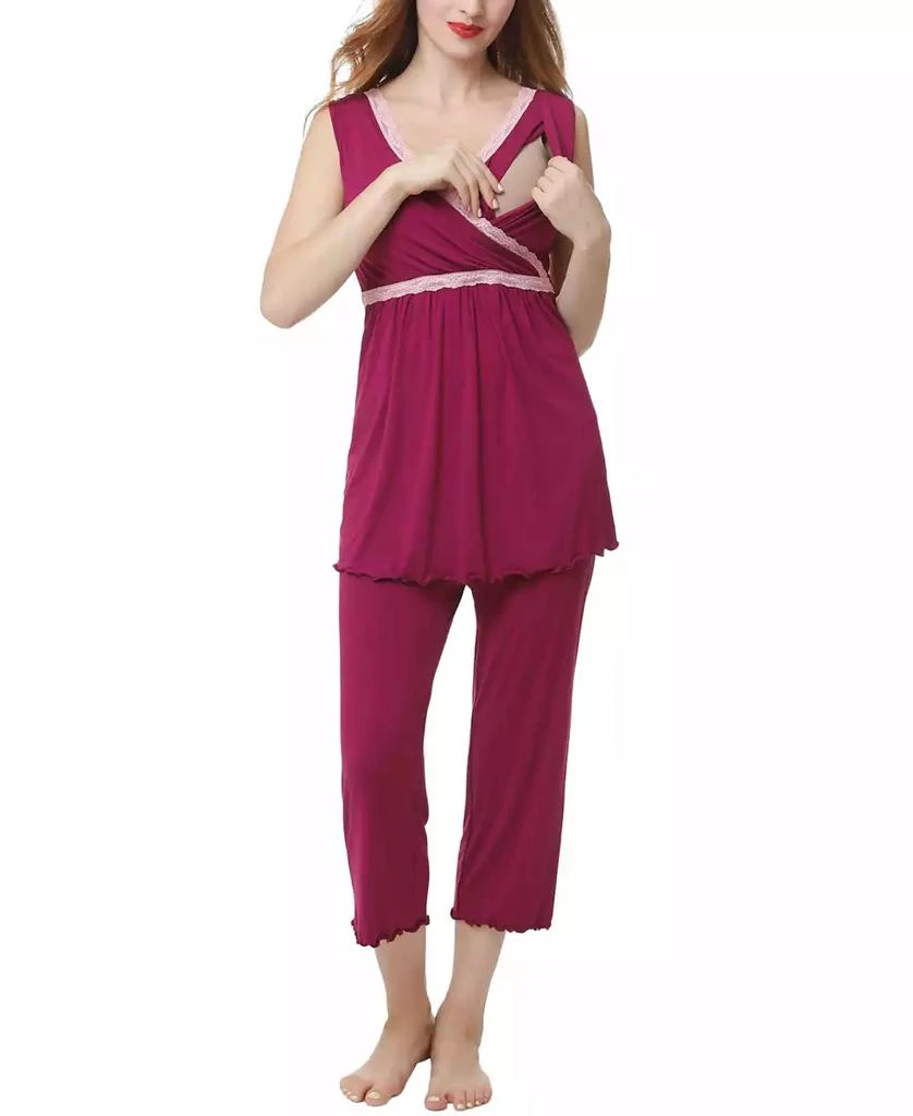 kimi + kai Kimi & Kai Penny Maternity Nursing Pajama Set 13