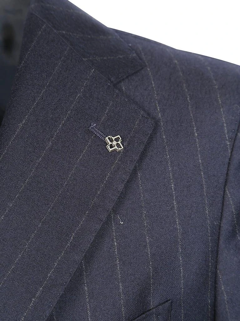 TAGLIATORE Tagliatore Single-Breasted Pinstriped Suit 3